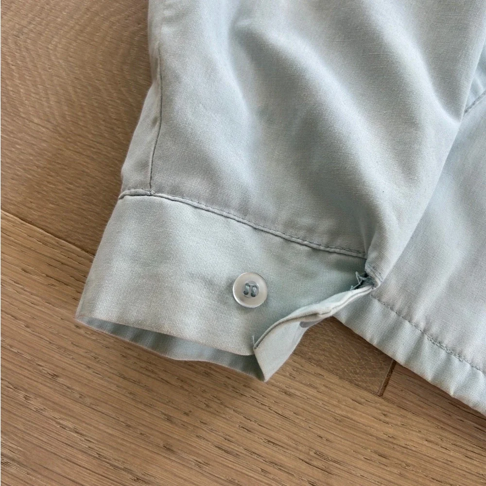 Vintage 60's Sears Light Blue Harrington Jacket Talon Zip Mens Large